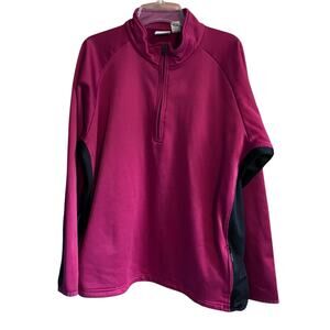 Slazenger Mens Stand Up Collar Quarter Zip Pullover Golf Sweatshirt Golf XL